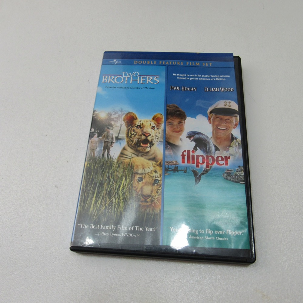 Two Brothers Flipper Double Feature Film Set Universal DVD